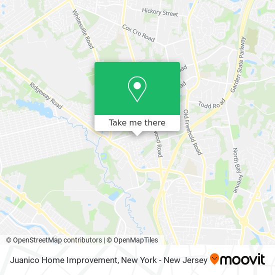 Mapa de Juanico Home Improvement