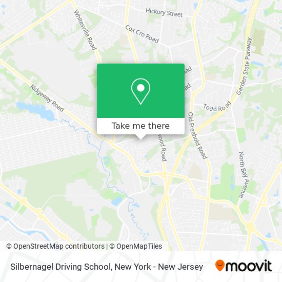 Silbernagel Driving School map