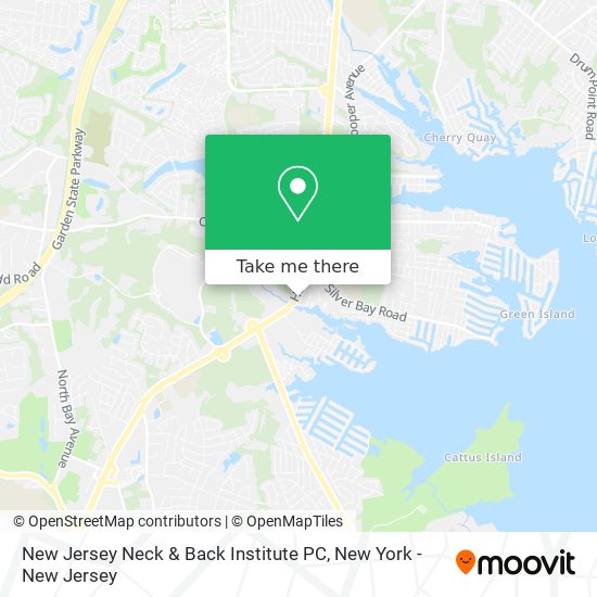 Mapa de New Jersey Neck & Back Institute PC
