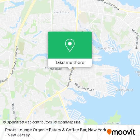 Roots Lounge Organic Eatery & Coffee Bar map