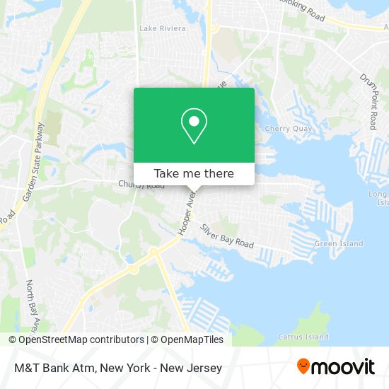 M&T Bank Atm map