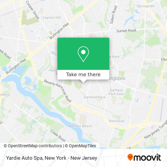 Yardie Auto Spa map