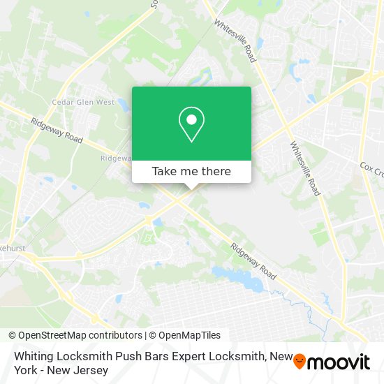 Whiting Locksmith Push Bars Expert Locksmith map