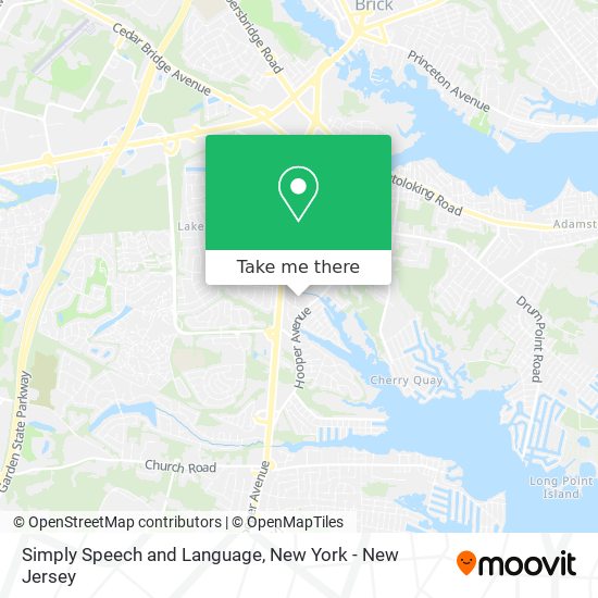 Simply Speech and Language map