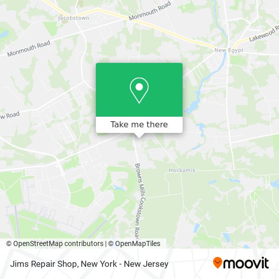 Jims Repair Shop map