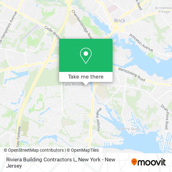 Riviera Building Contractors L map