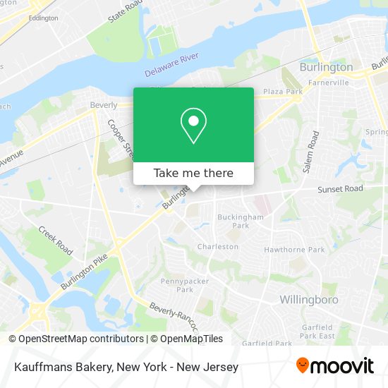 Mapa de Kauffmans Bakery
