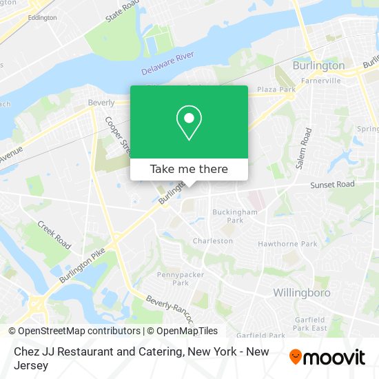 Chez JJ Restaurant and Catering map
