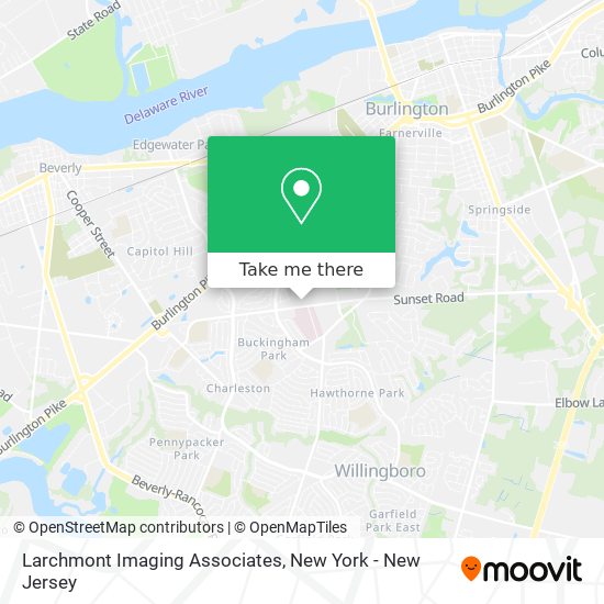 Mapa de Larchmont Imaging Associates