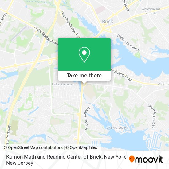 Mapa de Kumon Math and Reading Center of Brick