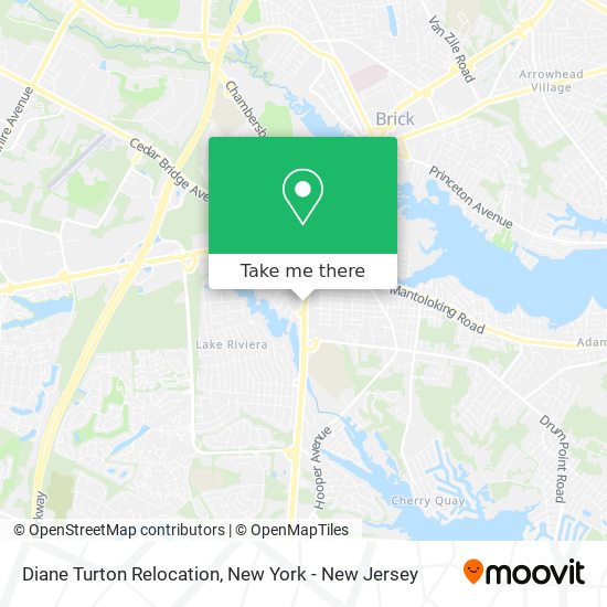 Mapa de Diane Turton Relocation
