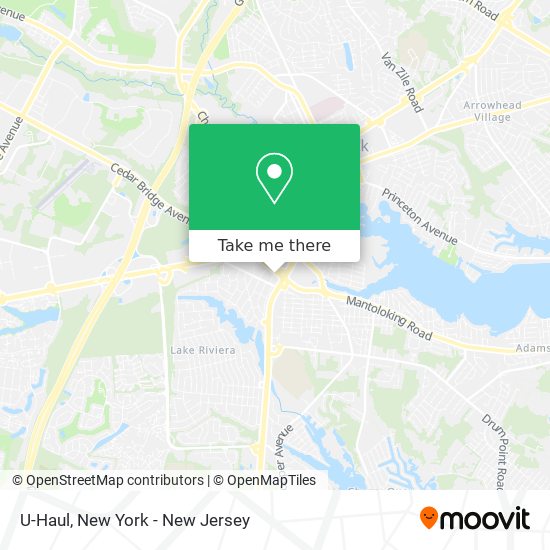 U-Haul map