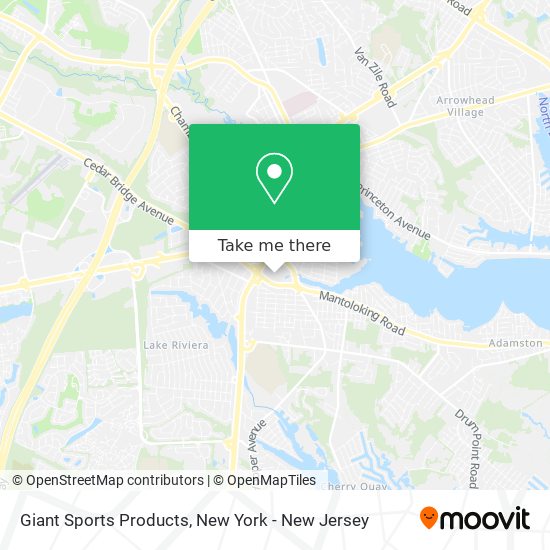 Giant Sports Products map