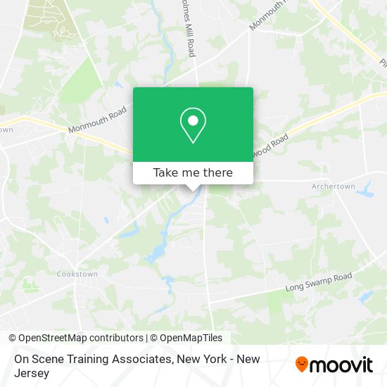 On Scene Training Associates map