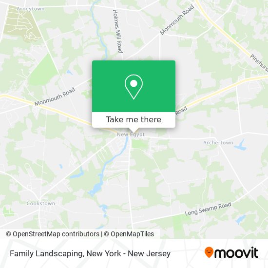 Family Landscaping map