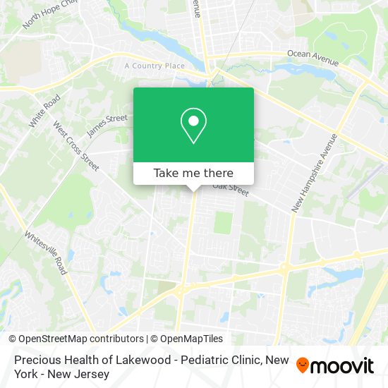 Mapa de Precious Health of Lakewood - Pediatric Clinic