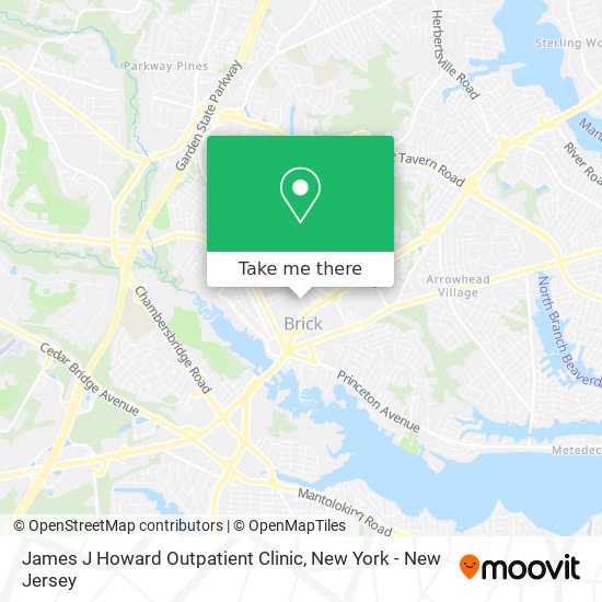 James J Howard Outpatient Clinic map