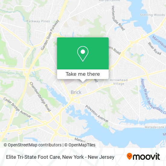 Elite Tri-State Foot Care map