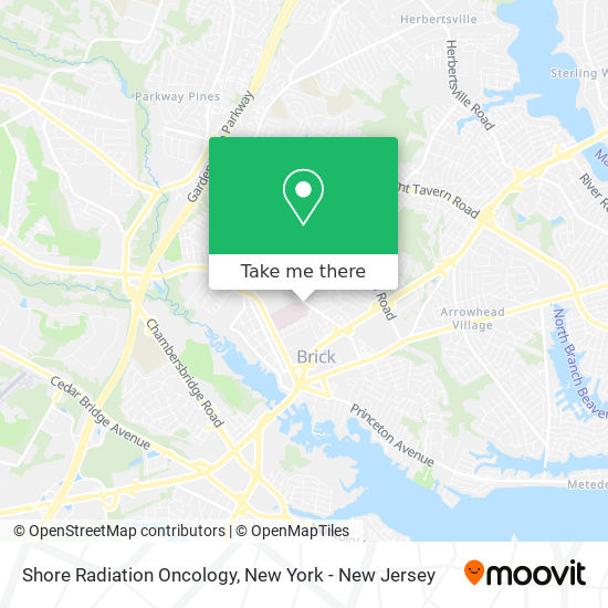 Shore Radiation Oncology map