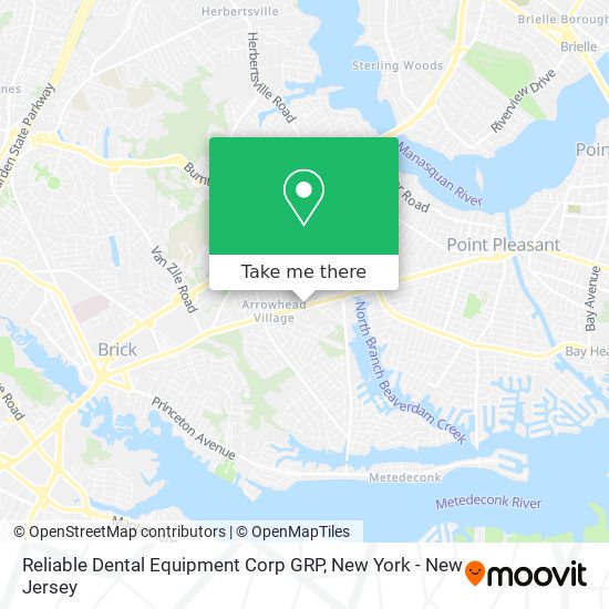 Mapa de Reliable Dental Equipment Corp GRP