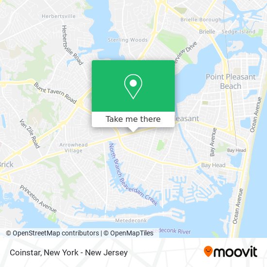 Coinstar map