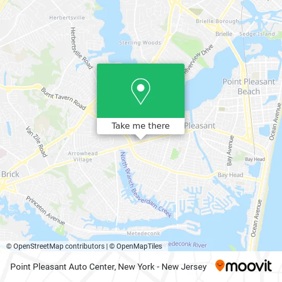 Point Pleasant Auto Center map