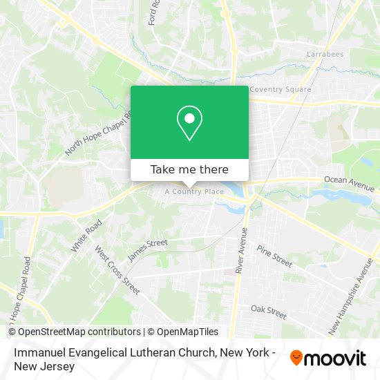 Immanuel Evangelical Lutheran Church map