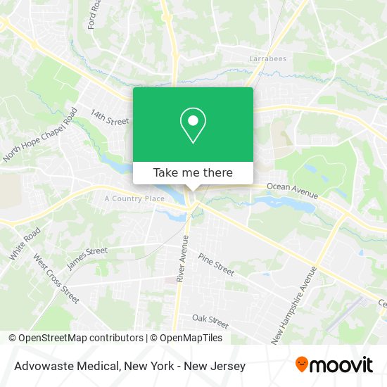 Advowaste Medical map