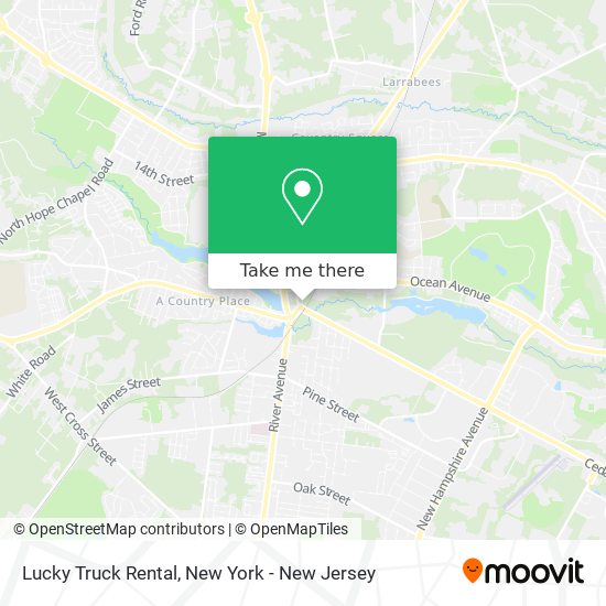 Mapa de Lucky Truck Rental