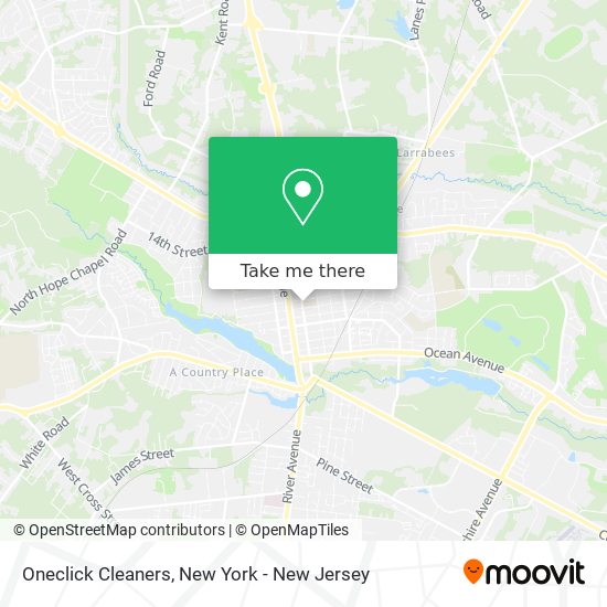 Oneclick Cleaners map