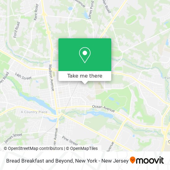 Mapa de Bread Breakfast and Beyond