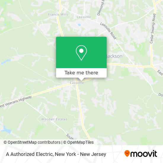 A Authorized Electric map