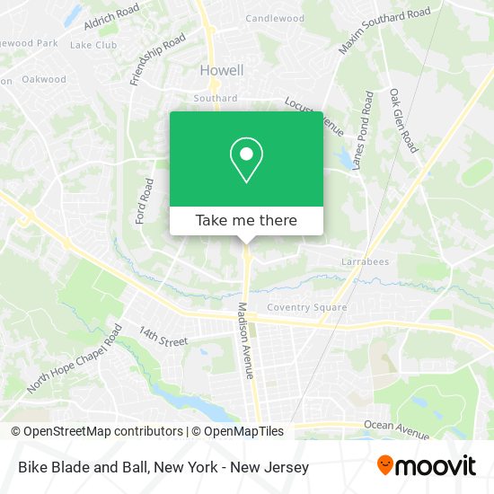 Bike Blade and Ball map