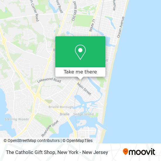 The Catholic Gift Shop map
