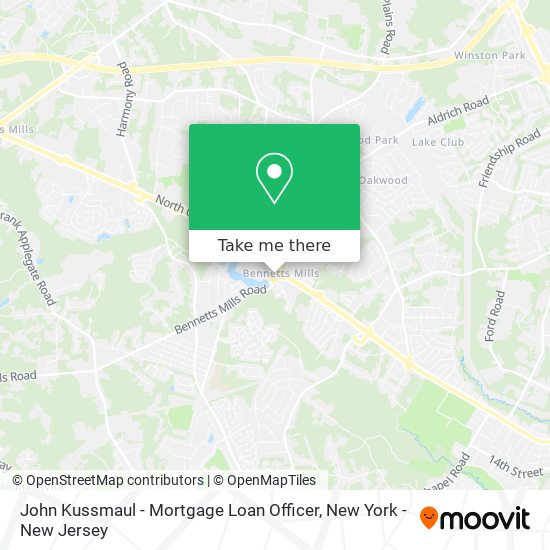 John Kussmaul - Mortgage Loan Officer map