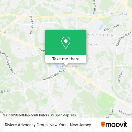 Riviere Advocacy Group map