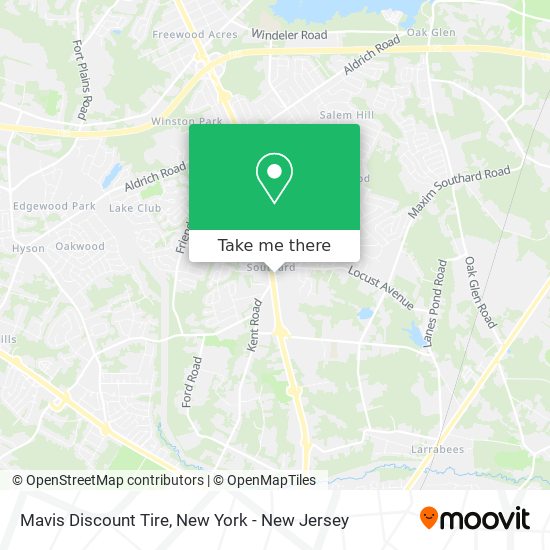 Mavis Discount Tire map