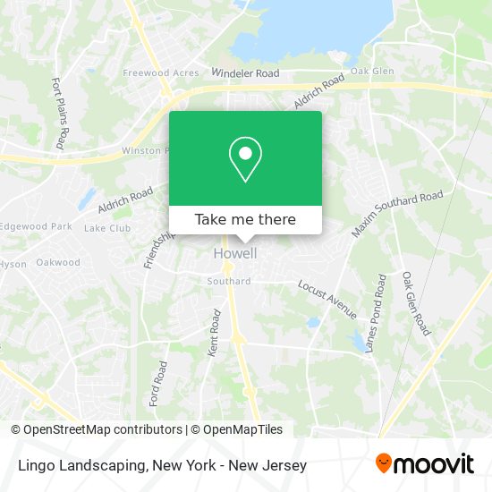 Lingo Landscaping map