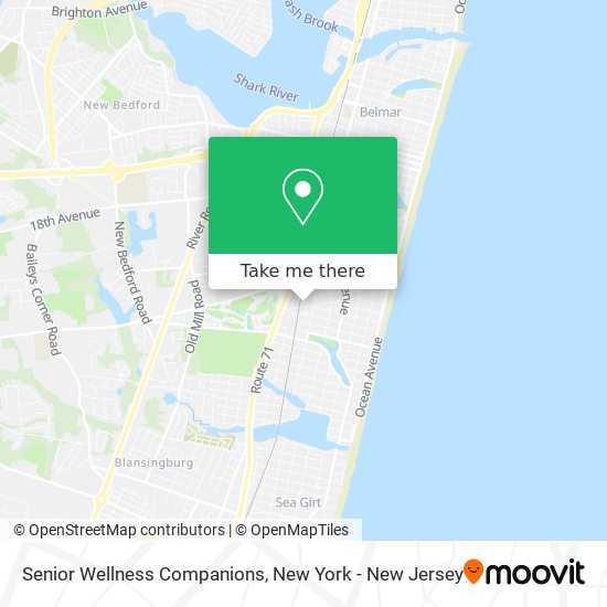 Senior Wellness Companions map