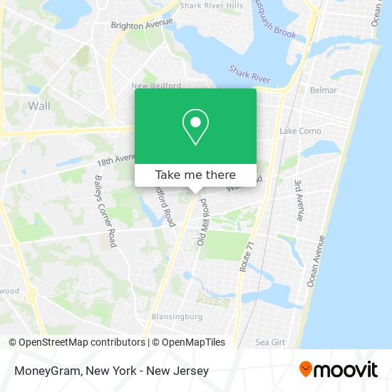 MoneyGram map