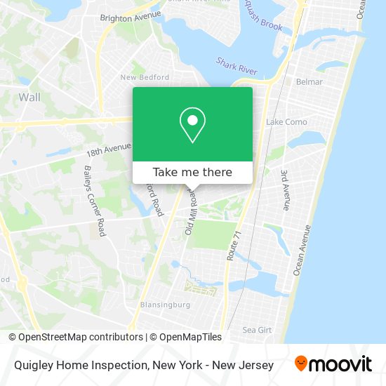 Quigley Home Inspection map