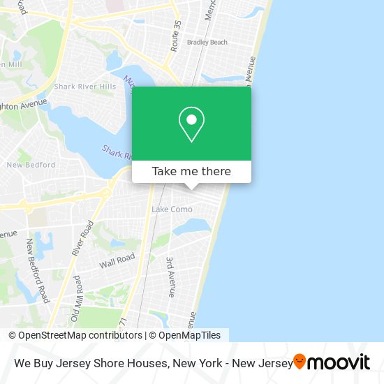 Mapa de We Buy Jersey Shore Houses