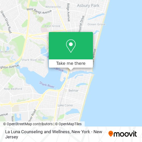 La Luna Counseling and Wellness map