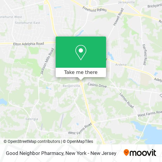 Good Neighbor Pharmacy map