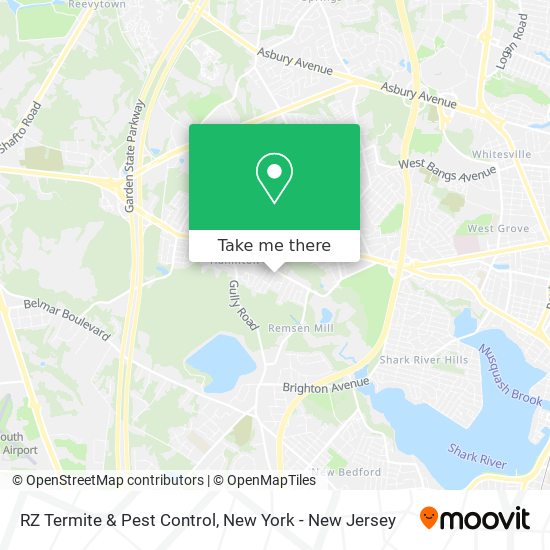 RZ Termite & Pest Control map