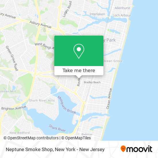 Neptune Smoke Shop map