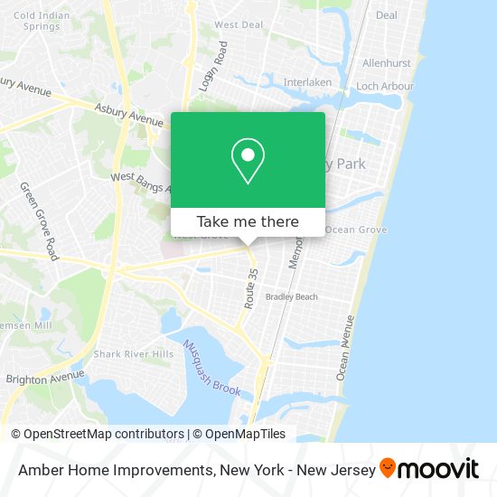 Amber Home Improvements map