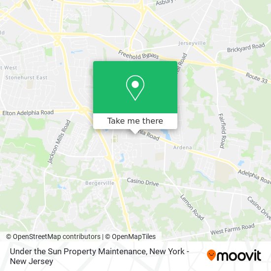 Under the Sun Property Maintenance map