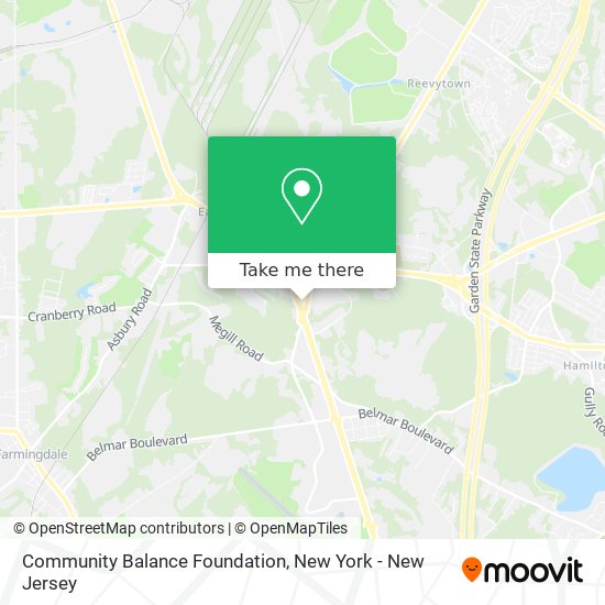 Mapa de Community Balance Foundation
