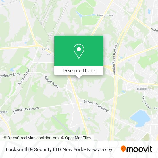 Mapa de Locksmith & Security LTD